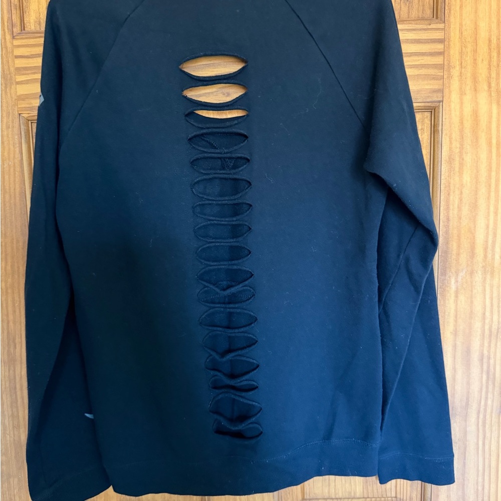 Fox Racing Black Women's long sleeves top with cut out on back - Picture 4 of 8